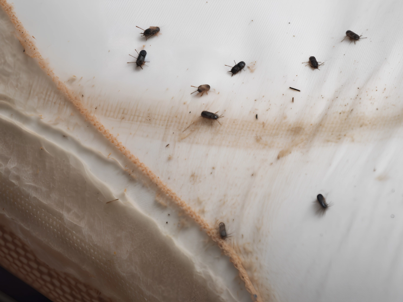 strawberry-field dettaglio-di-materasso-infestato-con-tracce-di-sangue